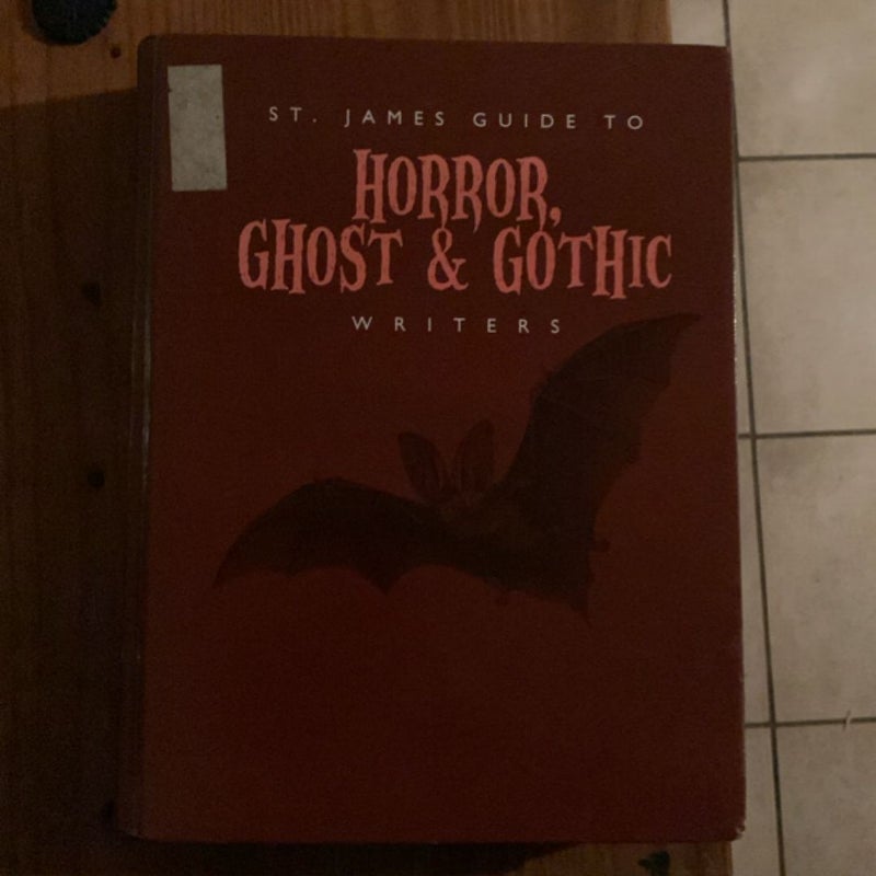 St. James Guide to Horror, Ghost and Gothic Writers