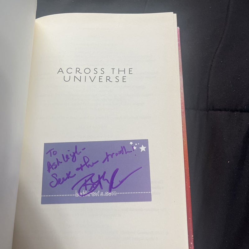 Across the Universe (Signed Copy)