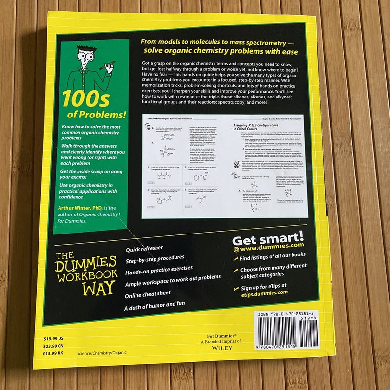 Organic Chemistry I Workbook for Dummies