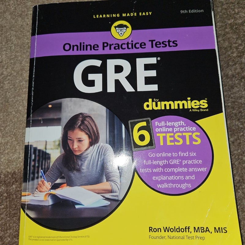 GRE for Dummies with Online Practice Tests