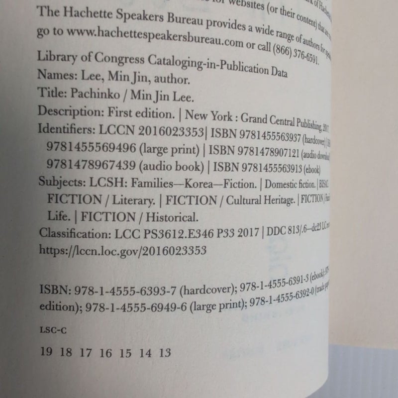 Pachinko (National Book Award Finalist)