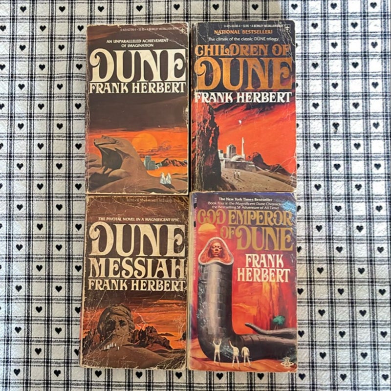 Dune BUNDLE (Dune | Children of Dune | Dune Messiah | God Emporeror of Dune)