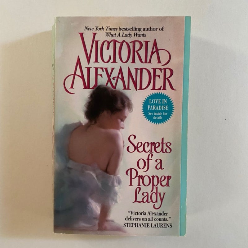 Secrets of a Proper Lady - Stepback, 1st Printing