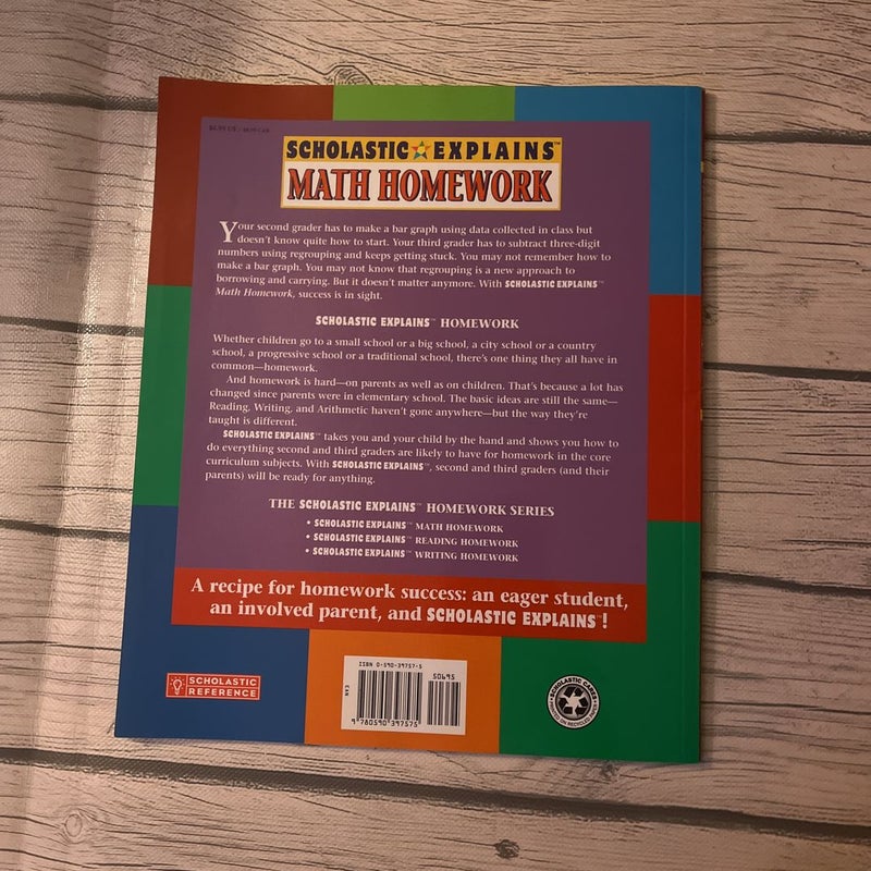 Scholastic Explains Math Homework