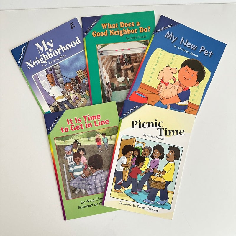 Early Readers Social Studies Book Bundle, 15 books