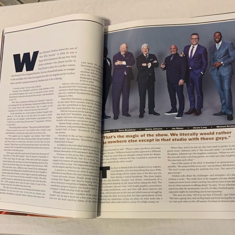 cigar aficionado “The Fox NFL Dream Team” Issue Jan/Feb 2023 Magazine