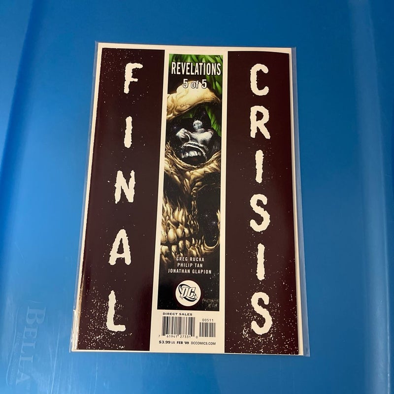 Final Crisis: Revelations #1-5 (2008) complete set