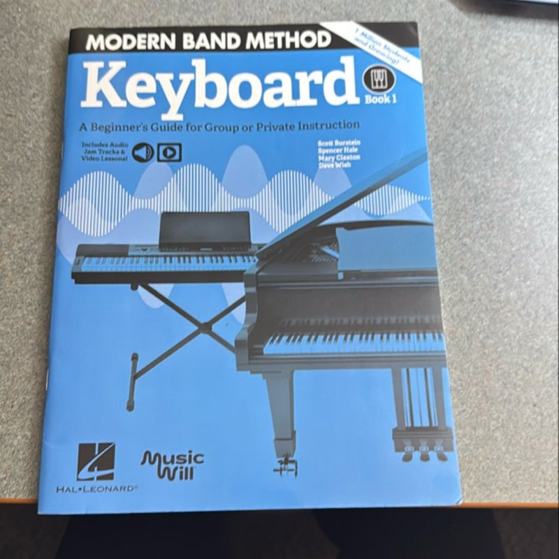 Modern Band Method - Keyboard, Book 1 (Book/Online Media)