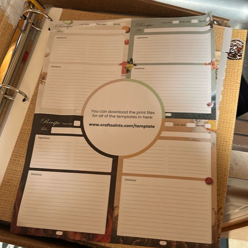 DIY recipe book 