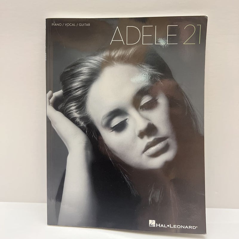 Adele 21 Sheet Music Piano/Vocal/Guitar 