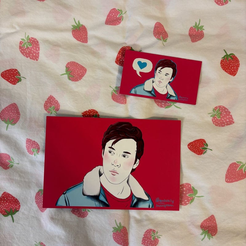 Simon double sided print + magnet (must purchase with book)