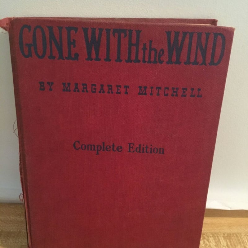 Gone with the Wind, Mitchell, complete edition, Motion Movie Edition, color photos, 1940