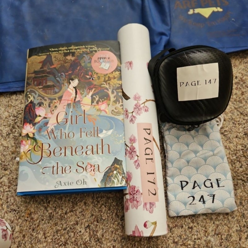 Signed Girl Who Fell Beneath The Sea Axie Oh Bookish Merch OABC Asian mythology