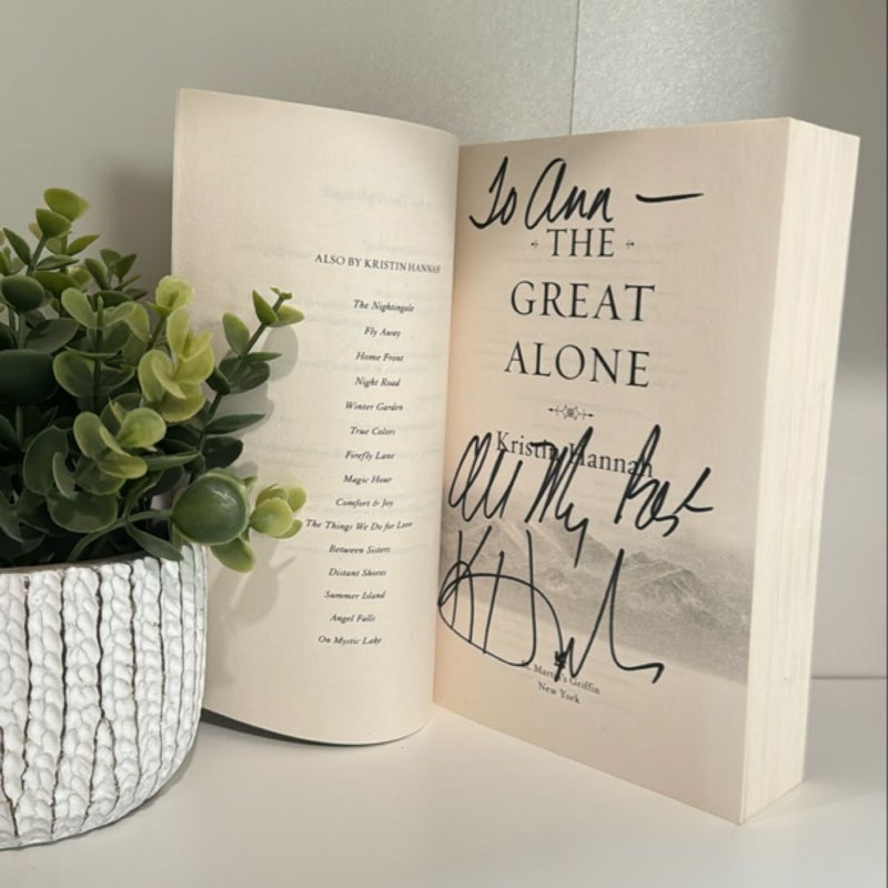The Great Alone - Autographed Copy