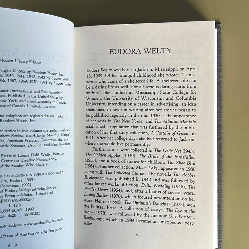 Selected Stories of Eudora Welty