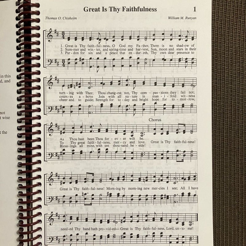 Sing His Praises Hymnal w/ sheet music 