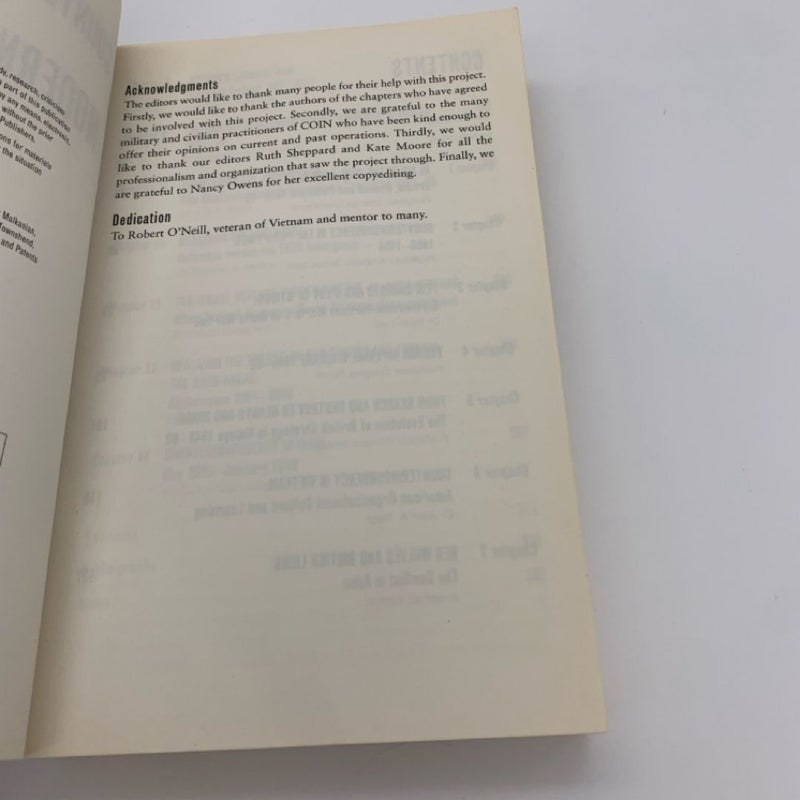 Counterinsurgency in Modern Warfare