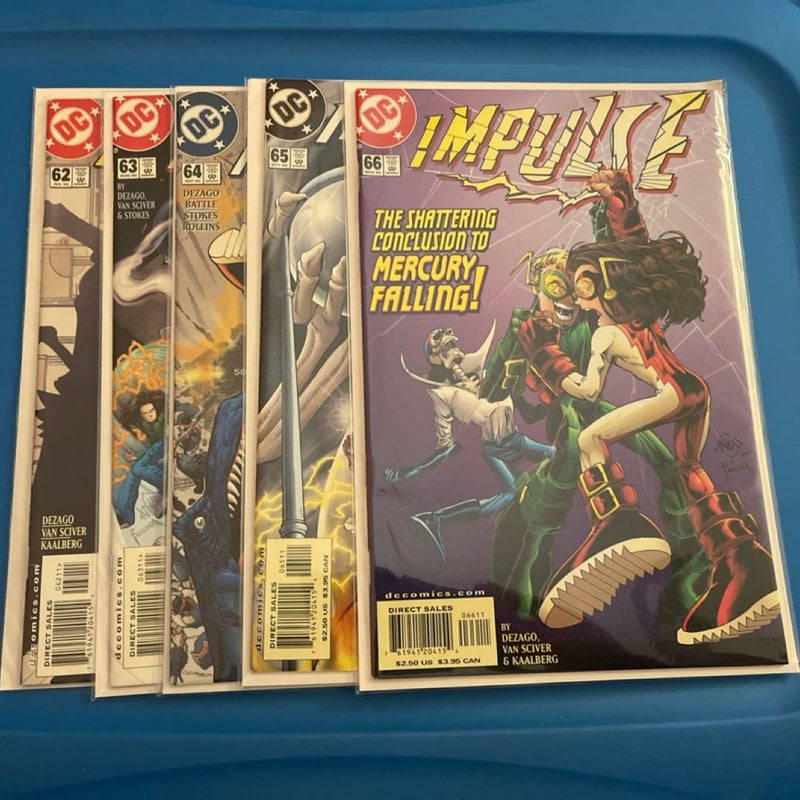 Impulse: “Mercury Falling” #62-66 (2000DC) 