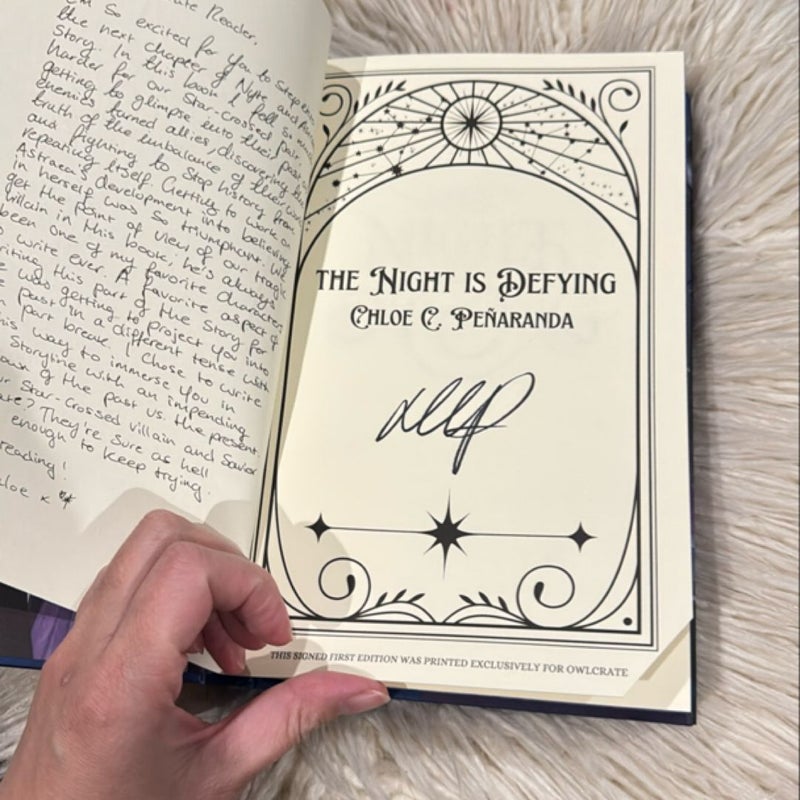 The Night Is Defying Owlcrate Edition