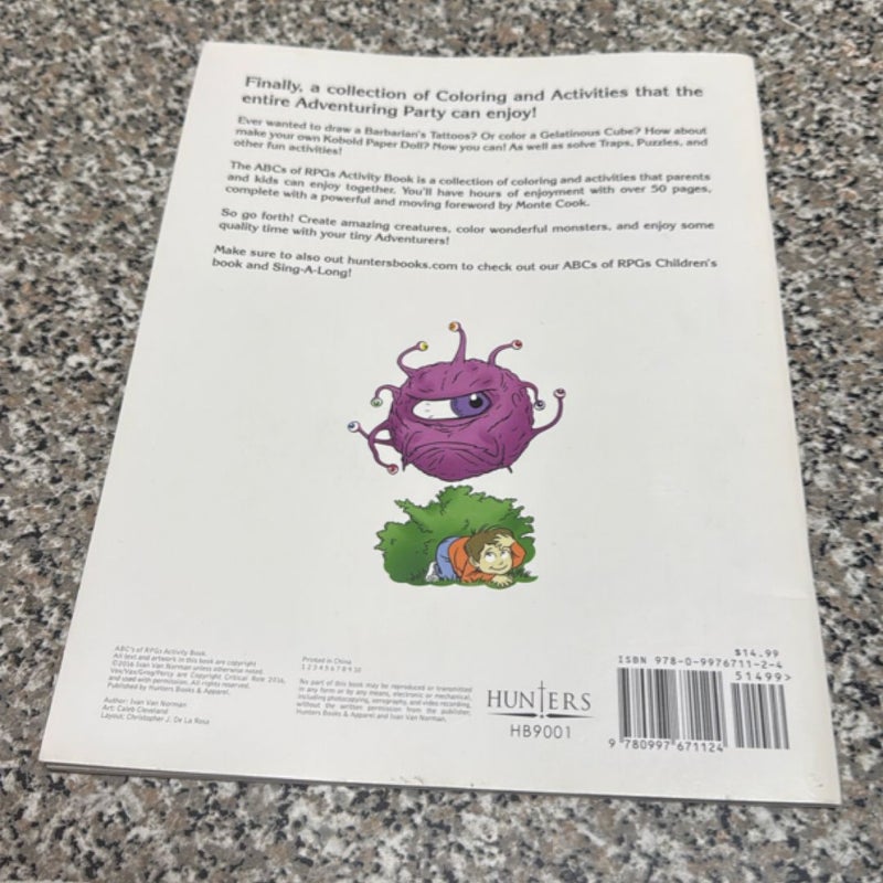 ABCs of RPGs Activity Book