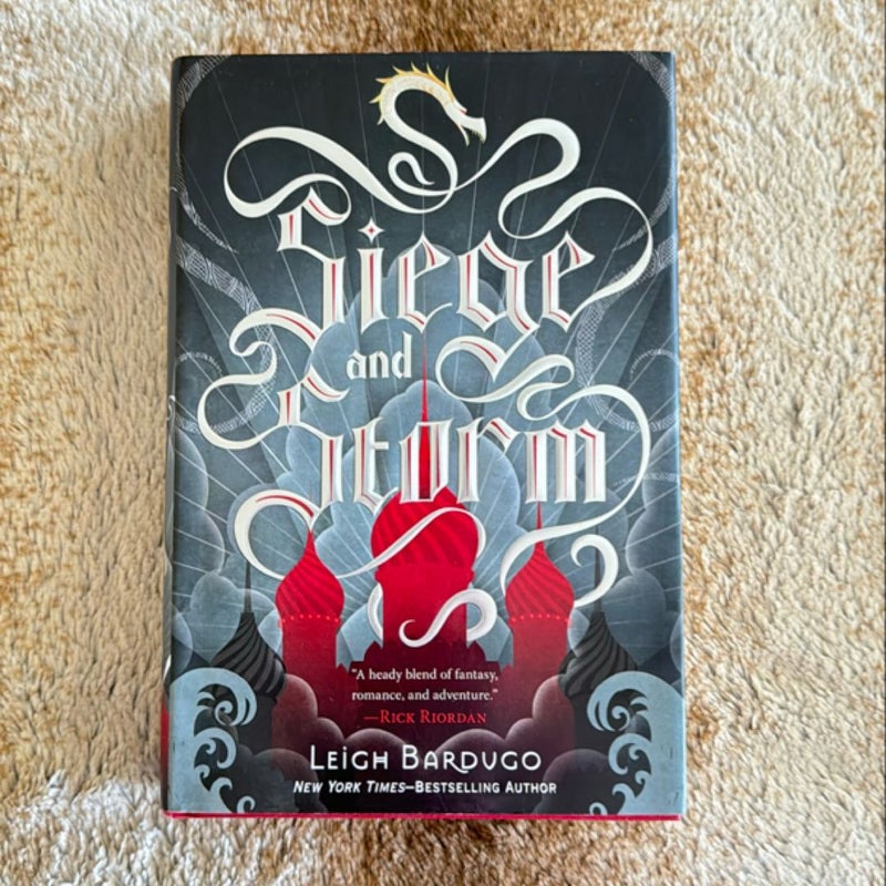 Siege and Storm *OUT OF PRINT* *First Edition First Printing*