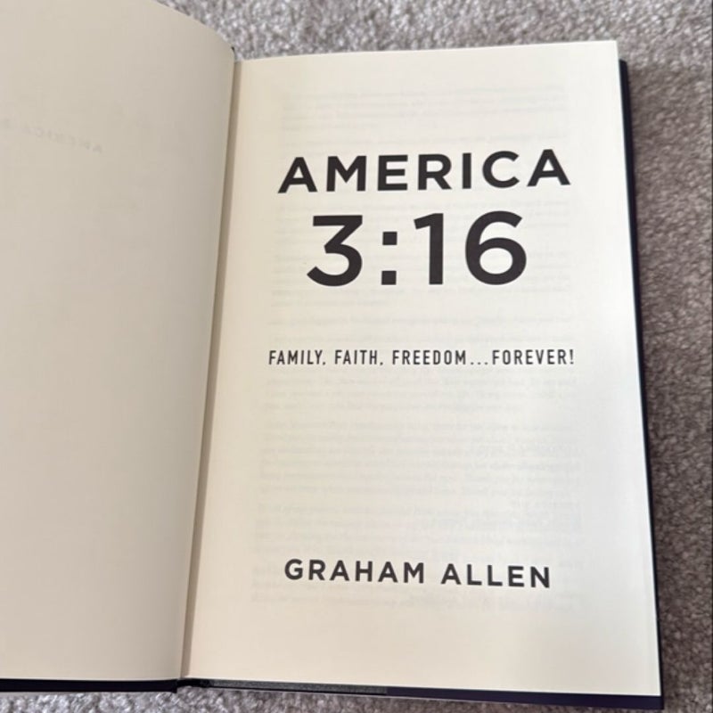 America 3:16 - Signed