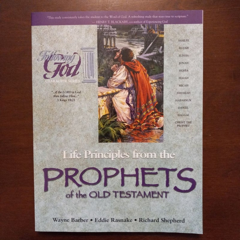 Life Principles from the Prophets of the Old Testament