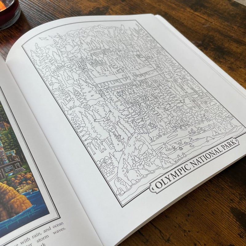 Dowdle Doodles National Parks by Americana Art Enterprises