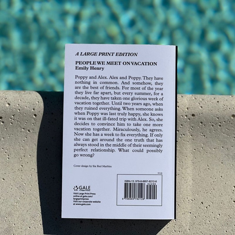 OOP Special Edition Limited Large Print People We Meet On Vacation 