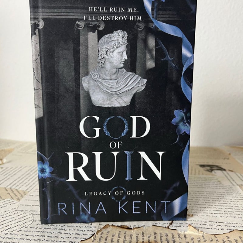 God of Ruin by Rina Kent Original indie oop discreet special edition signed