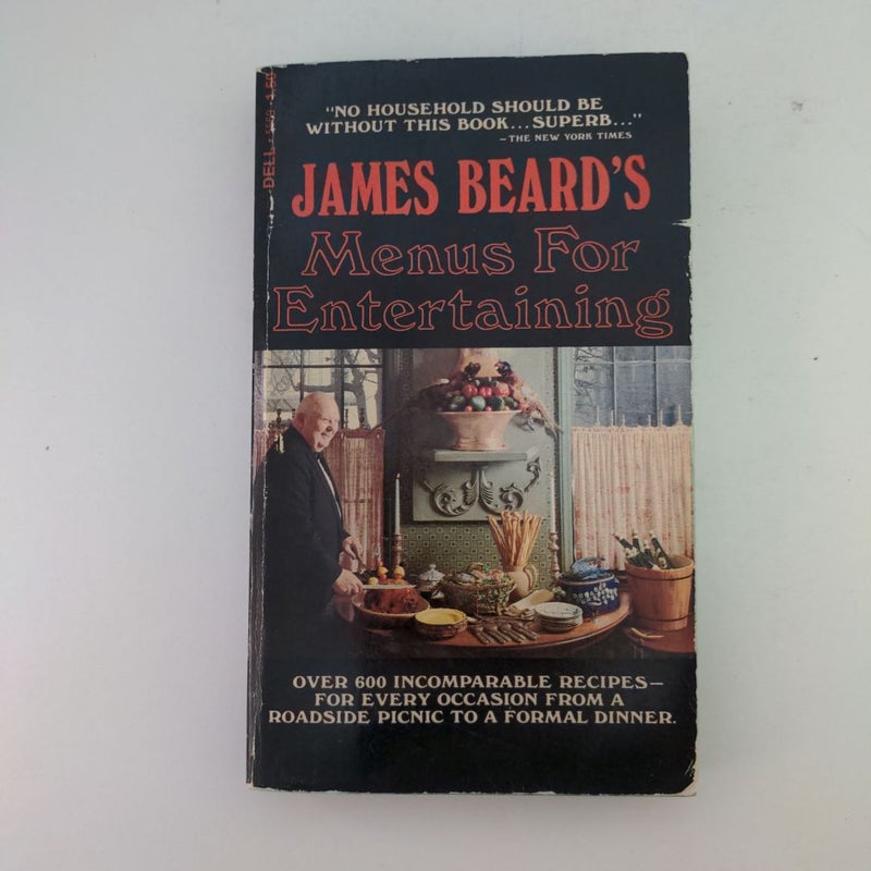 James Beard's Menus for Entertaining