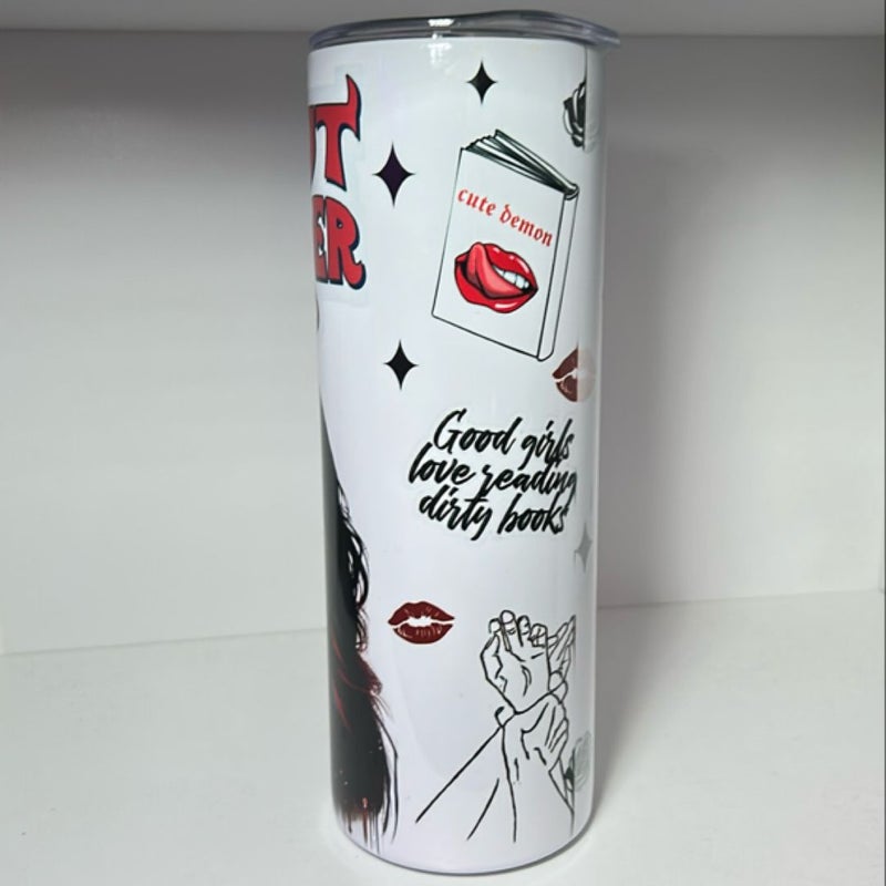 Spicy Smut Reader Tumbler 20 oz, Book Club, Smut, Gift For Her, Book Lover, Halloween, Spooky Season, Dark Romance, Reading, Dirty Books