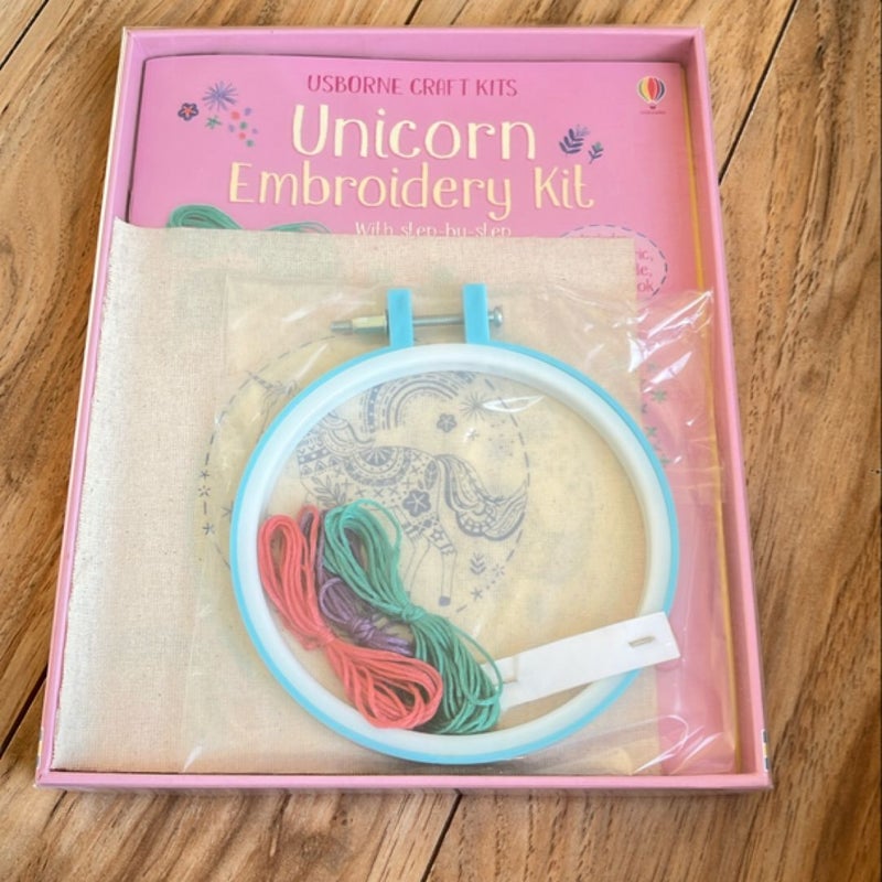 Unicorn Embroidery Kit IR