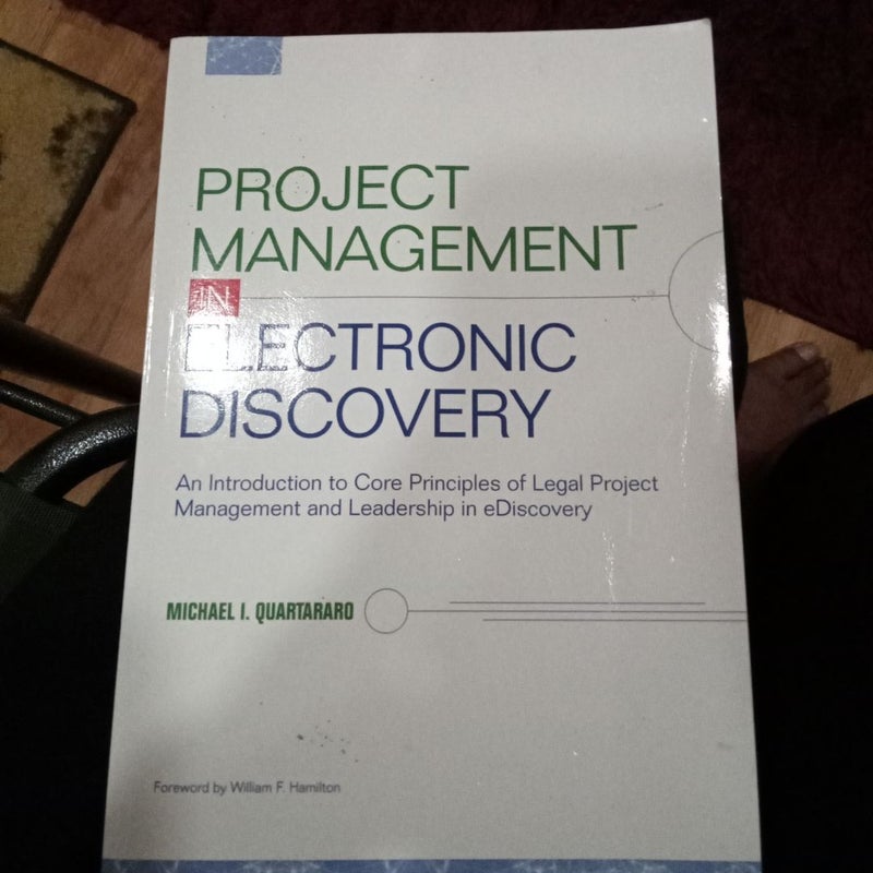 Project Management in Electronic Discovery