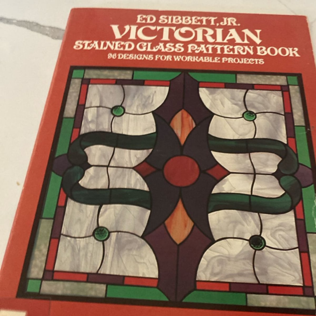 Victorian Stained Glass Pattern Book by Ed Sibbett