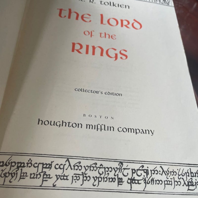 The Lord of the Rings by J. R. R. Tolkien - 1966 Collectors edition