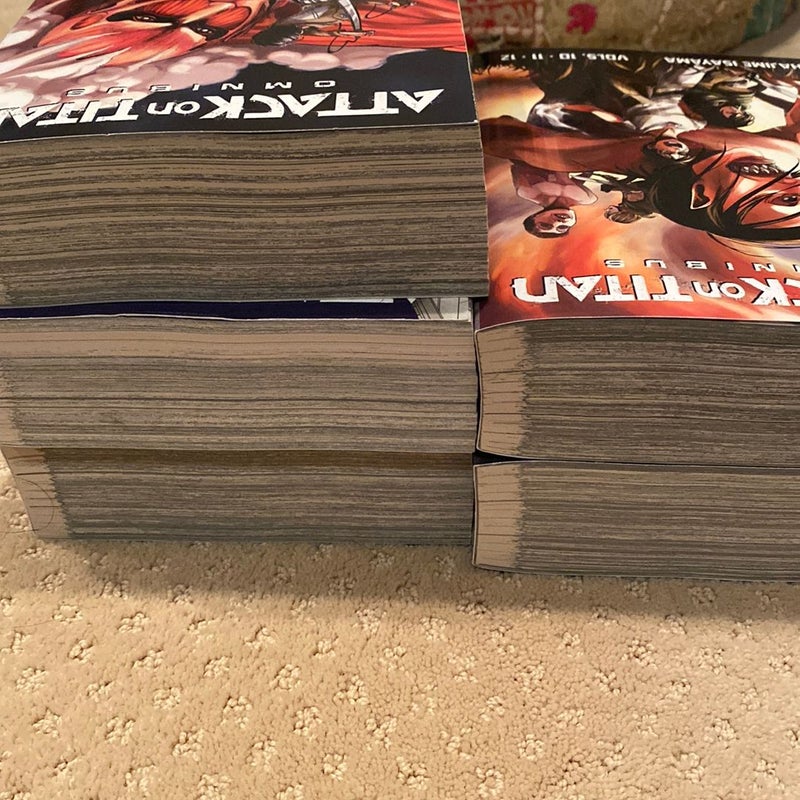 Attack on Titan Omnibus 1-5 (Vol 1-15)