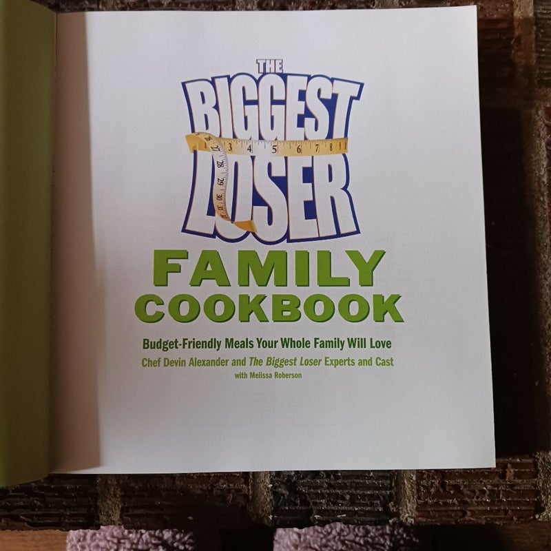 Biggest Loser Family Cookbook