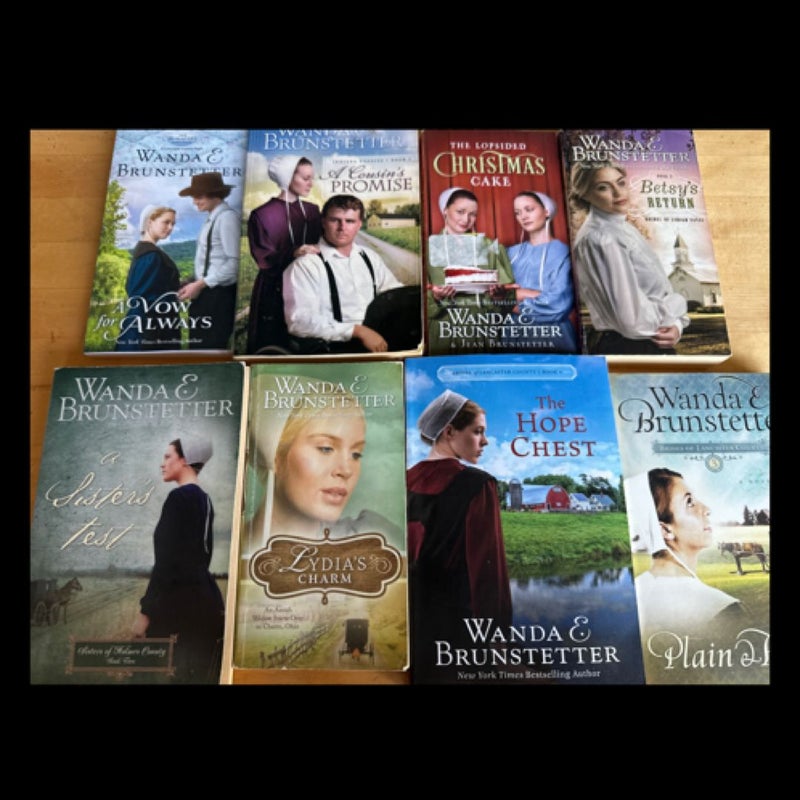 Wanda Brunstetter Amish Romance Series Set (8)