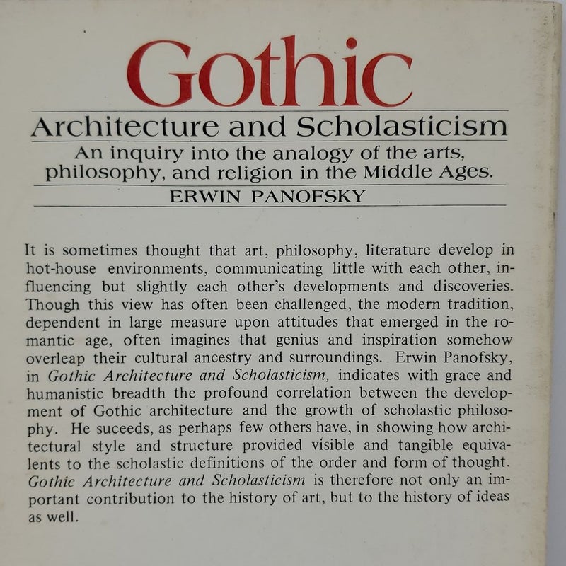 Gothic Architecture and Scholasticism