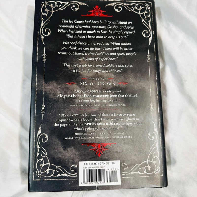 Six of Crows. 1st Edition. OOP. Sprayed Edges