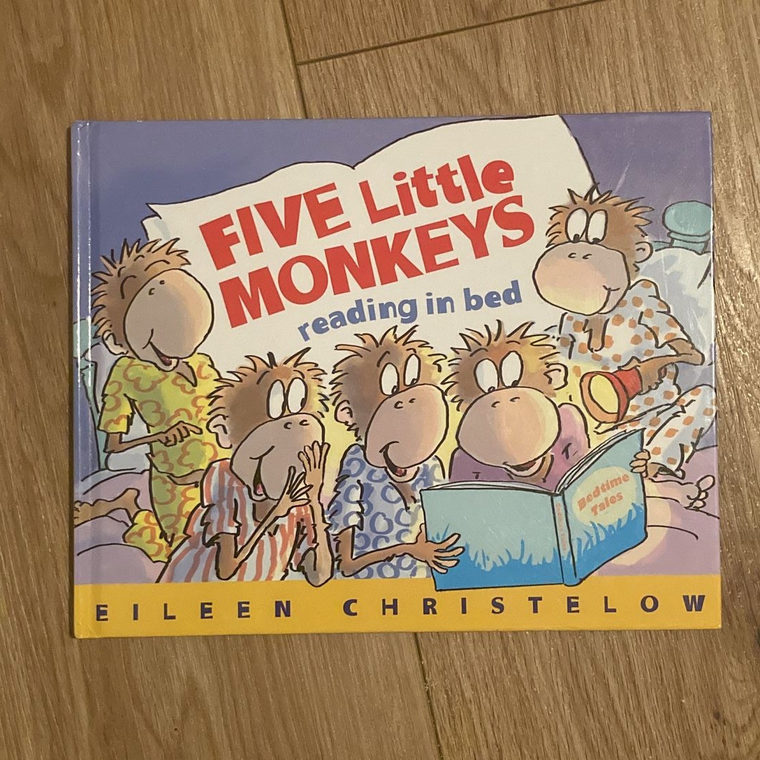 Five Little Monkeys Reading in Bed