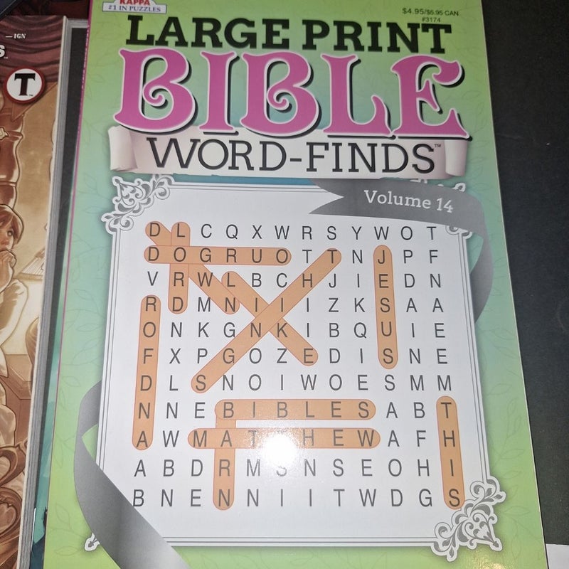 Bible Large print word find