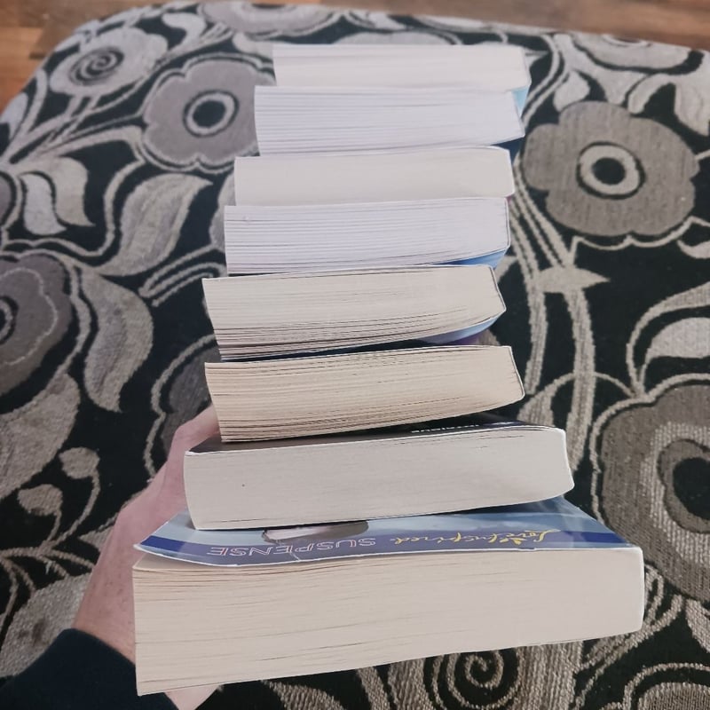 8 Harlequin Intrigue/Love Inspired Suspense Books