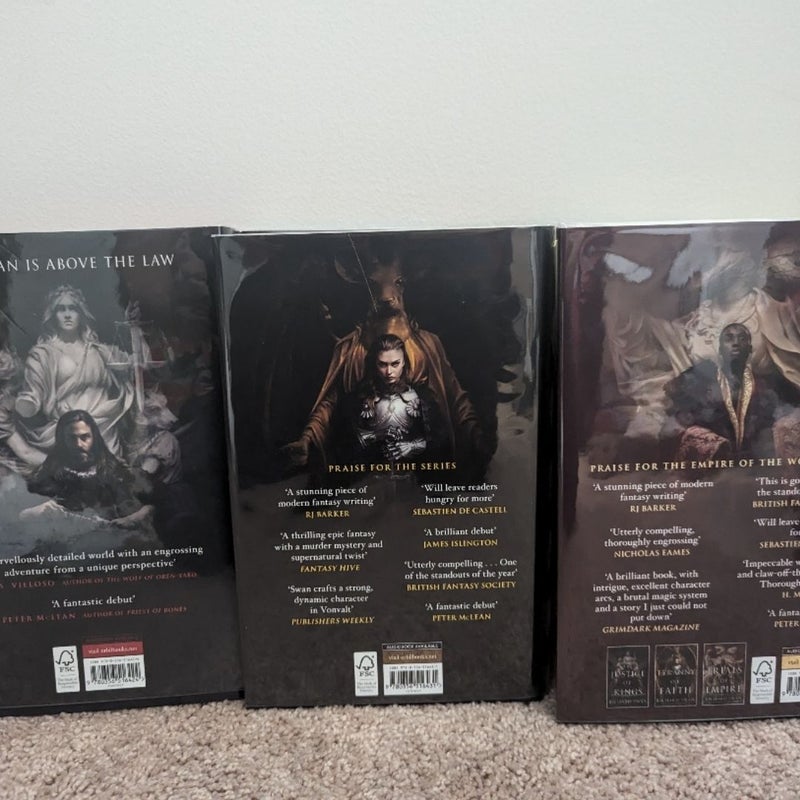 Goldsboro Signed and Numbered Special Editions The Empire of the Wolf Trilogy 