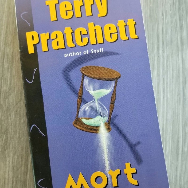 LOT OF 4 TERRY PRATCHETT DISCWORLD SER. BOOKS: MORT SOURCERY GUARDS GODS FANTASY