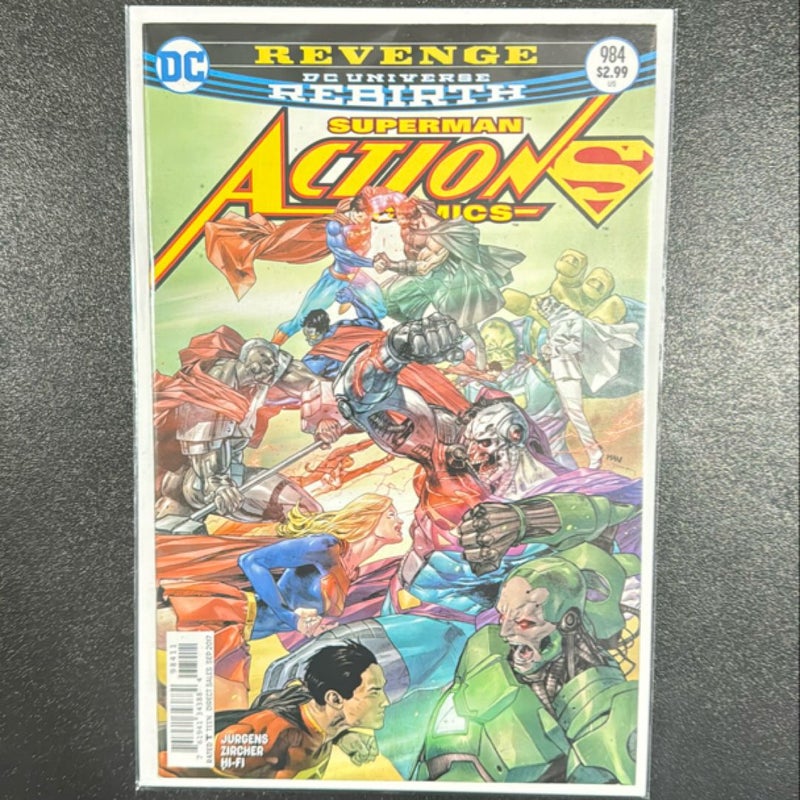 Superman Action Comics # 984 Revenge DC Universe Rebirth DC Comics 