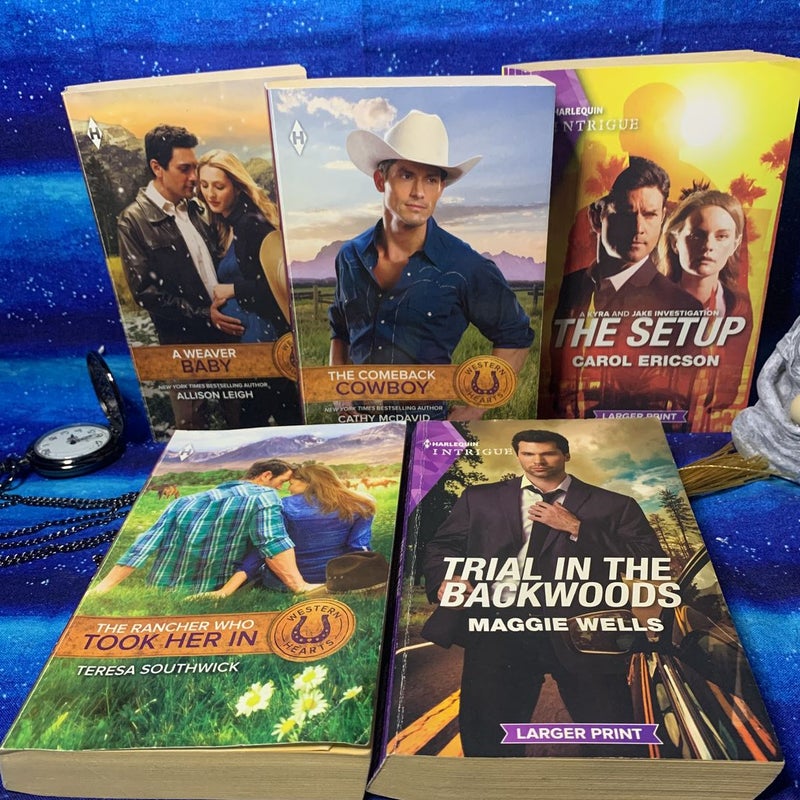 Harlequin collection of 5 books 