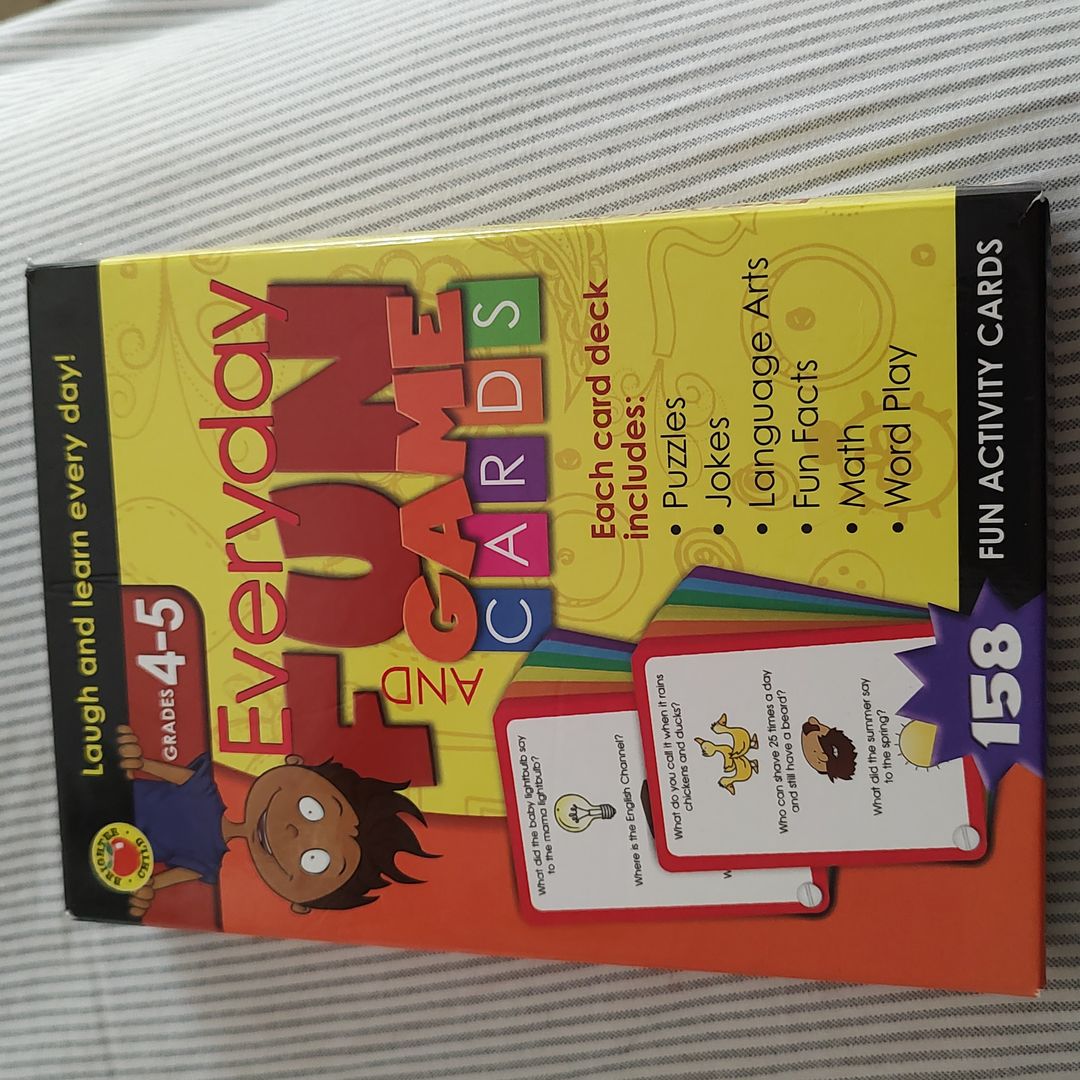 Everyday Fun and Game Cards, Grades 4 - 5