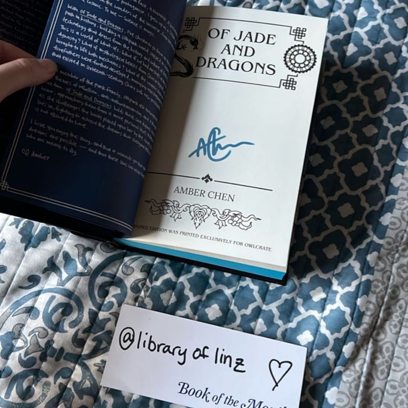 Of Jade and Dragons (Owlcrate)